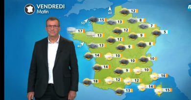 Prévisions du 3 octobre 2025 : Pluie attendue par le nord-ouest