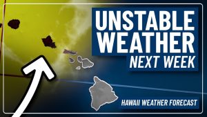 Prévisions météo : des pluies attendues la semaine prochaine à Hawaï