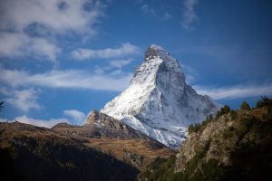 Switzerland, Alps, Matterhorn, lake, mountains, Swiss flag, Geneva