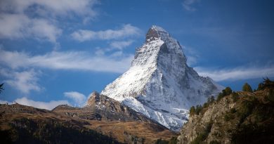 Switzerland, Alps, Matterhorn, lake, mountains, Swiss flag, Geneva