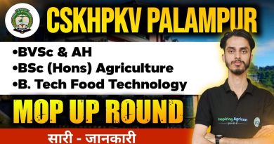 Processus complet du tour de rattrapage CSKHPKV Palampur