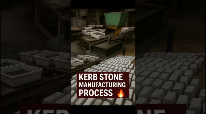 Processus de Fabrication des Bordures en Usine 🔥 | Ingénierie Civile
