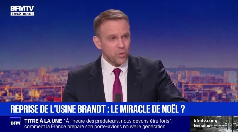 Marc Ferracci nuance le projet de reprise de l'usine Brandt : une proposition partielle