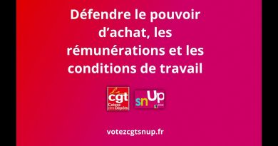 Protéger le pouvoir d'achat et les conditions de travail - HMI CGT SNUP