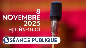 Publicité de la séance du 8 novembre 2025, après-midi