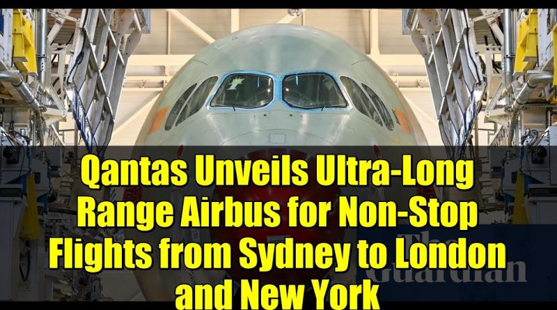 Qantas présente un Airbus ultra-longue portée pour Sydney-Londres et New York