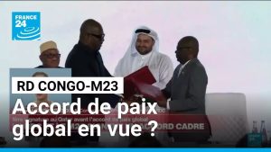 RD Congo et M23 signent un accord-cadre pour la paix au Qatar