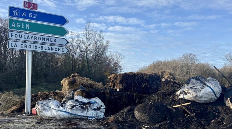 RN 21 bloquée par les agriculteurs : quelles déviations mises en place entre Agen et Villeneuve ?