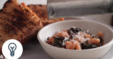 Ragoût rapide de chou frisé et haricots blancs