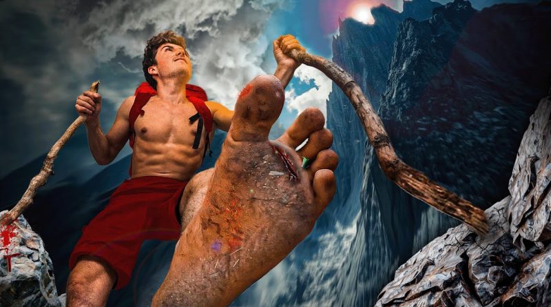 Randonnée Extrême Pieds Nus en Haute Montagne