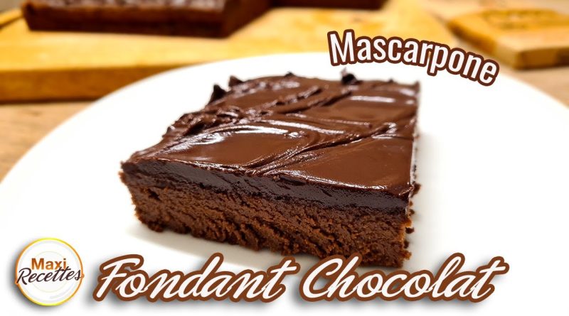 Recette Rapide : Fondant Chocolat et Mascarpone de Cyril Lignac