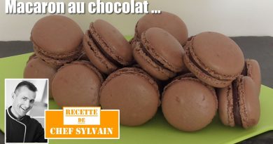 Recette de Macarons au Chocolat par Chef Sylvain