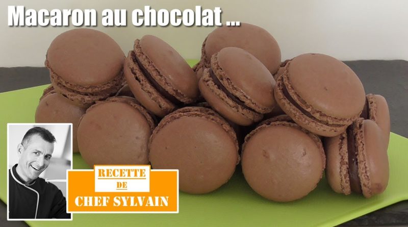 Recette de Macarons au Chocolat par Chef Sylvain