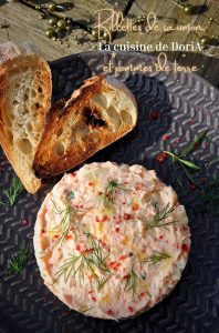 Rillettes de saumon et pommes de terre