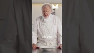 Recette des Huîtres Baie des Anges par Pierre Gagnaire