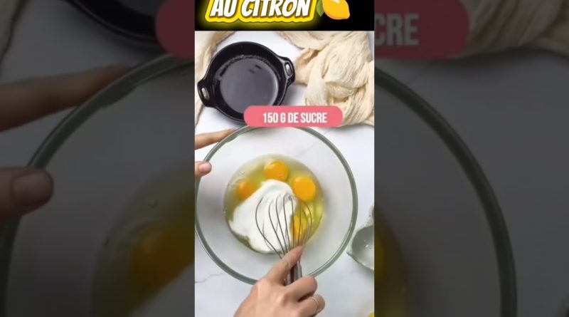 Recette facile de tarte au citron 🍋 : un dessert irrésistible