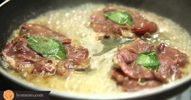 Recette rapide et savoureuse : Saltimbocca à La Cantina