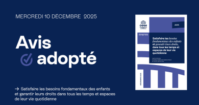 Reconnaissance de l'enfant comme acteur clé de son éducation | Conseil économique, social et environnemental