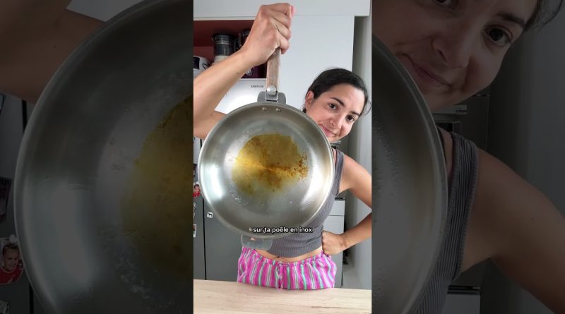 Redonnez vie à votre poêle en inox avec cette astuce CRISTEL