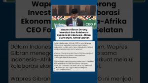 Renforcer les liens : Gibran promeut l'investissement Indonésie-Afrique