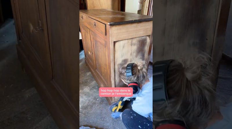 Rénovation d'un buffet chiné en ressourcerie 🤩