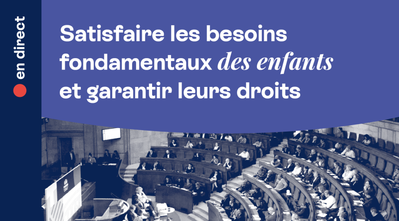Répondre aux besoins fondamentaux des enfants et garantir leurs droits : le CESE explique.