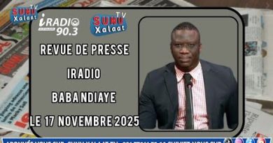 Résumé de la Revue de Presse iRadio Wolof - 17 novembre