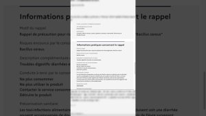 Retrait du lait Guigoz pour bébés : ce qu'il faut savoir