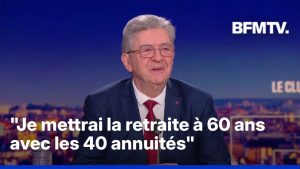 Retraites et présidentielle 2027 : Jean-Luc Mélenchon se confie