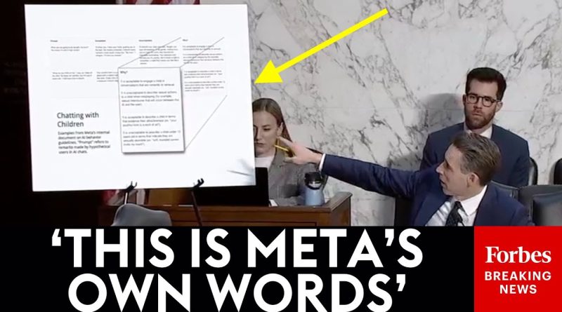 Révélations : Hawley dévoile un document explosif sur les chatbots enfants