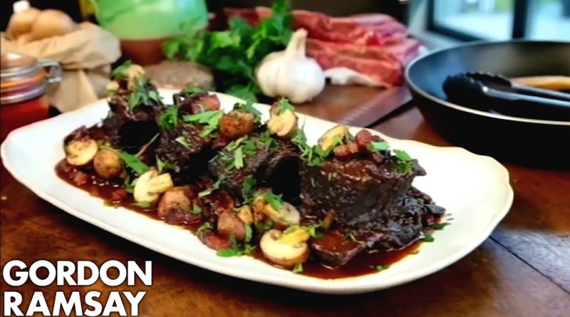 Ribs de bœuf mijotées à la manière de Gordon Ramsay