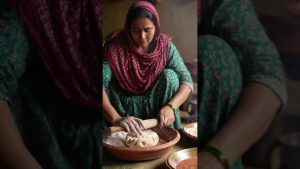 Rituel Rural : Roti au Ghee dans les Villages