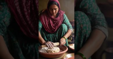 Rituel Rural : Roti au Ghee dans les Villages