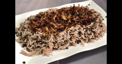 Riz aux lentilles et oignons grillés : recette libanaise