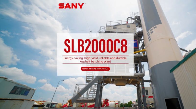 SLB2000C8 : Centrale à béton asphalte écoénergétique et fiable