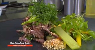 Salade de queue de bœuf anti-gaspillage de Thierry Marx