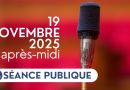 Séance publique du 19 novembre 2025, après-midi