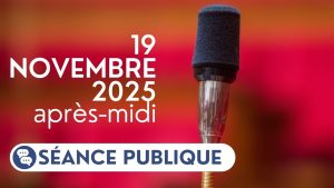 Séance publique du 19 novembre 2025, après-midi