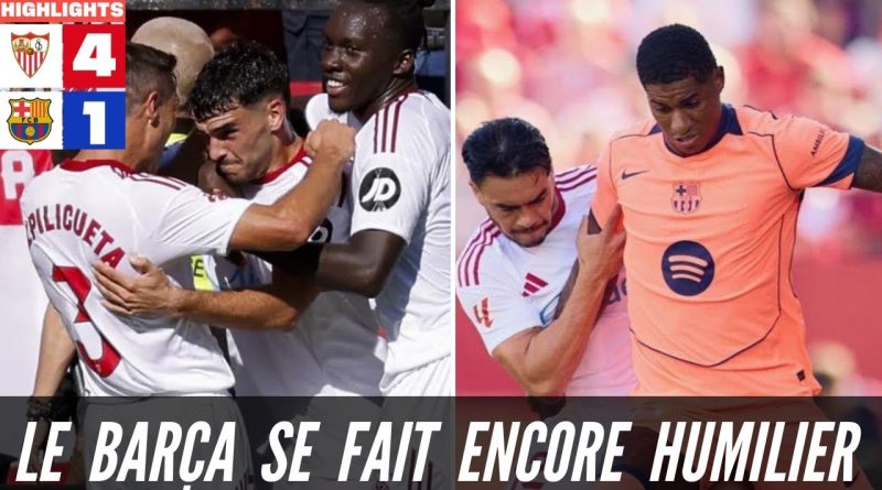 Séville 4-1 Barça : Analyse tactique d'une correction cinglante