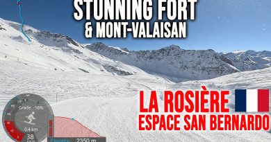 Ski à La Rosière : Mont-Valaisan et Fort de la Redoute en 4K