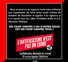 Solidarité avec le Lyon Antifa Fest ! - Confédération nationale du travail - UD 69