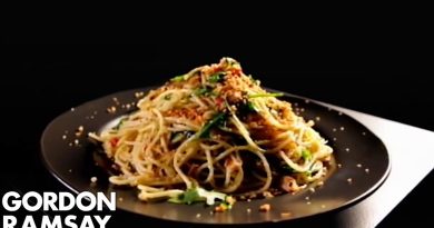 Spaghetti aux sardines, piment et origan par Gordon Ramsay