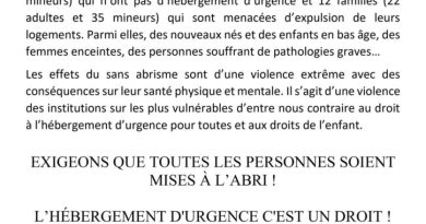 [St Nazaire] Rassemblement « Personne à la rue ! »