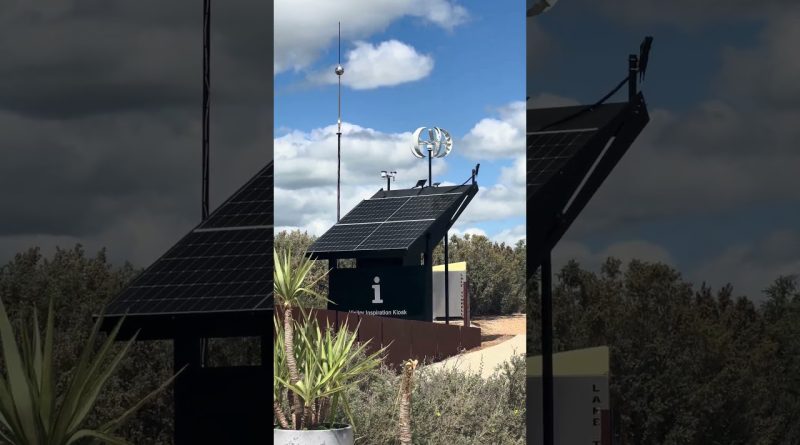 Station hybride : Énergie solaire et éolienne en Australie