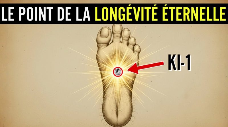 Stimulez ce point secret du pied pour une longévité infinie