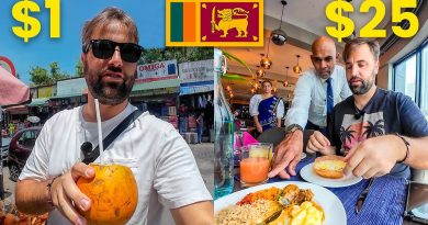 Street food à 1 $ contre buffet de luxe à 25 $ au Sri Lanka