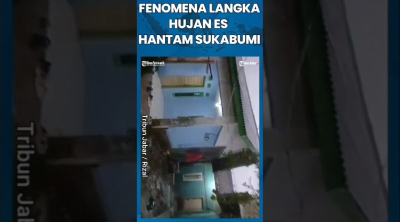 Sukabumi : Hail et vents violents causent des destructions