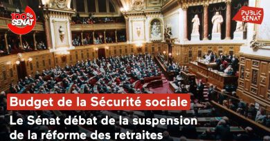 Suspension de la réforme des retraites : le Sénat se prononce