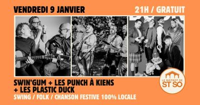 Swin'Gum + Les Punch À Kiens + Plastic Duck