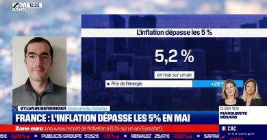 Sylvain Bersinger (Asterès) : Inflation en France > 5% en mai